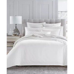 Hotel Collection Egyptian Cotton 525TC Comforter Set White King MSRP $470